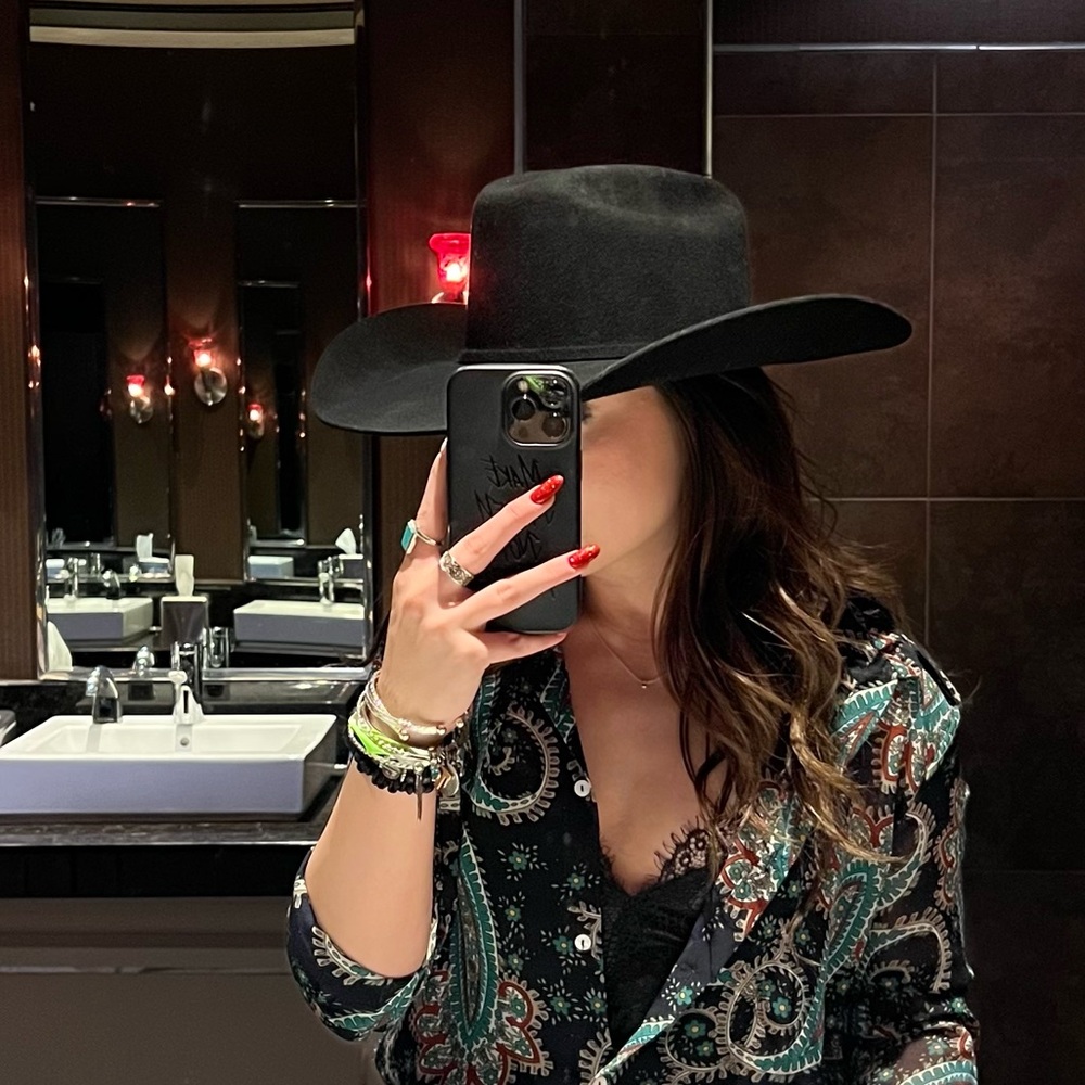 Black ProHats Felt Cowboy Hat